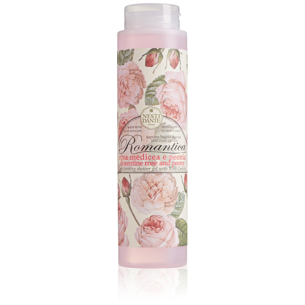 NESTI DANTE Romantica Rose & Peony, Bath & Shower Gel 300 ml