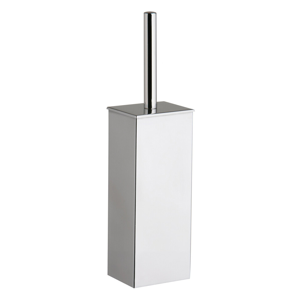 Premier Housewares Toilet Brush and Holder - Stainless Steel