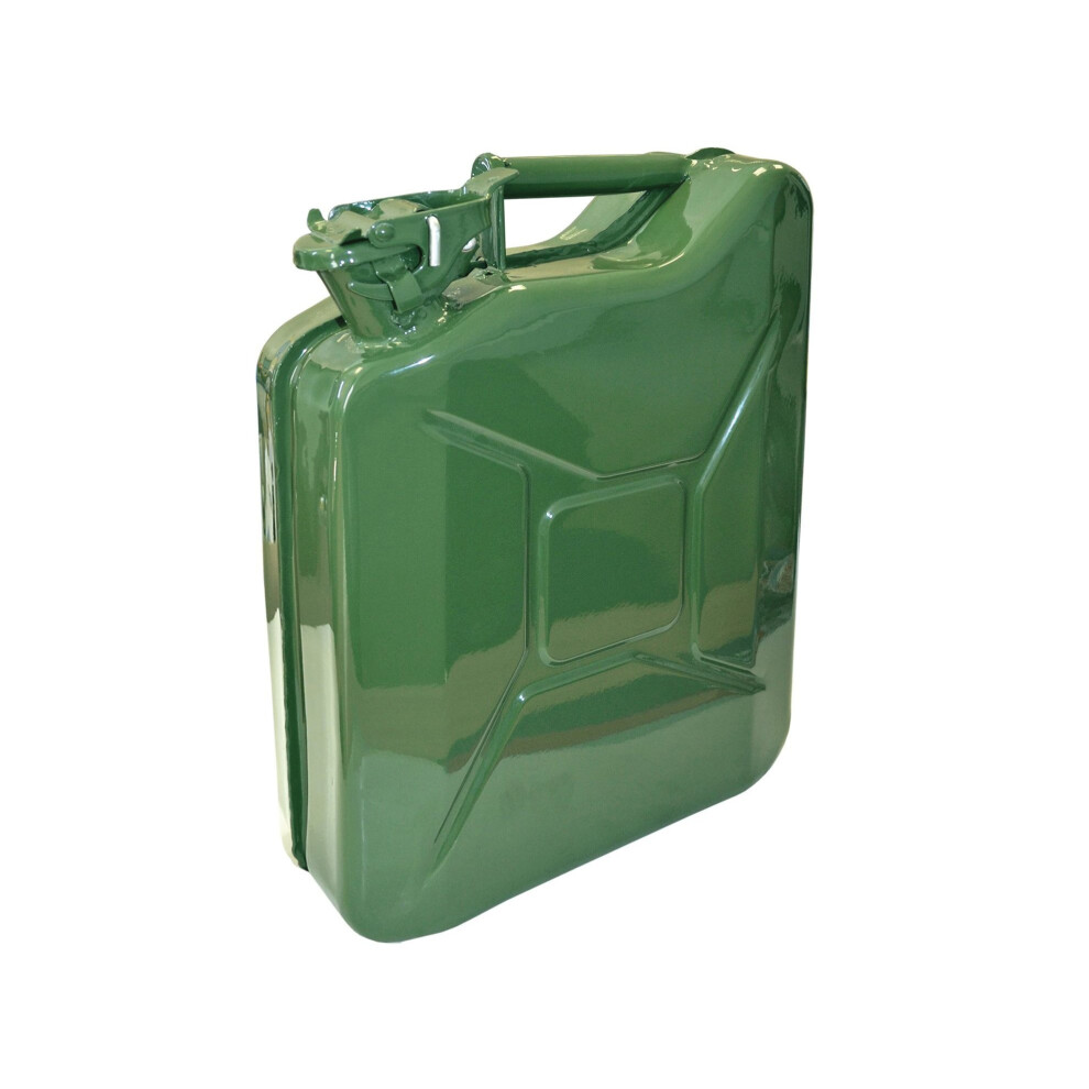 Faithfull FAIAUJERRY10 Metal Jerry Can, 10 Liter, Green
