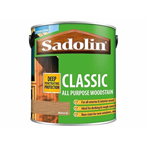 Sadolin Sadolin Classic All Purpose Woodstain Natural 2.5 L