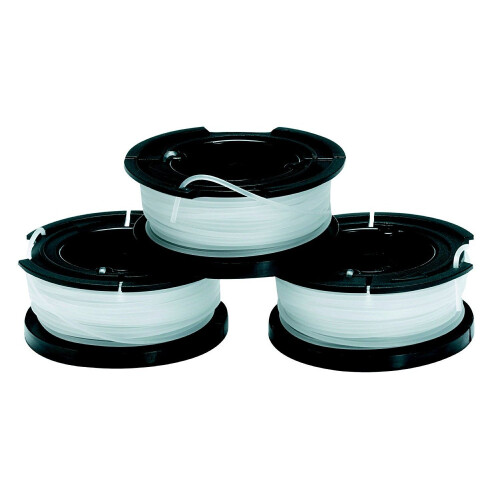 Black + Decker Black + Decker A6485 thread bobbins (for trimmers 3-pack - 3 x 10 m length, âŒ€ 1.5 mm thread diameter)