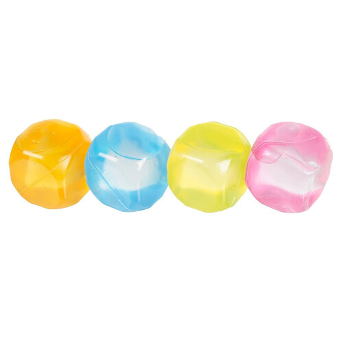 20 Pc Plastic Reusable Square Ice Cubes Multicolour 2