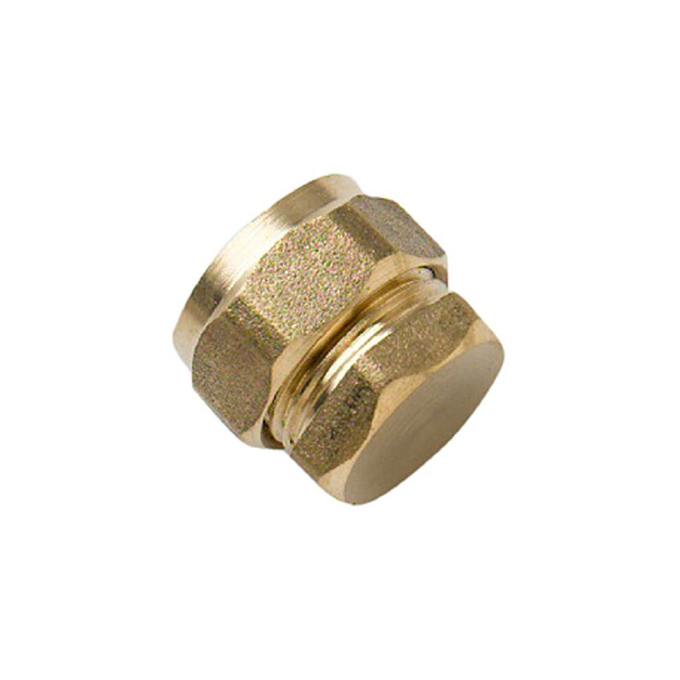 Bulk Hardware Bh01543 Brass Compression Fittings Stop End, 15Mm 5013249348036