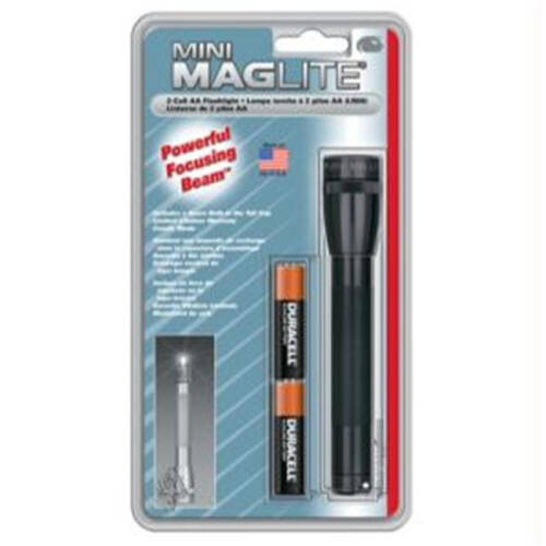 Maglite MAGLITE M2A016 Minimag AA Blister Pack Black
