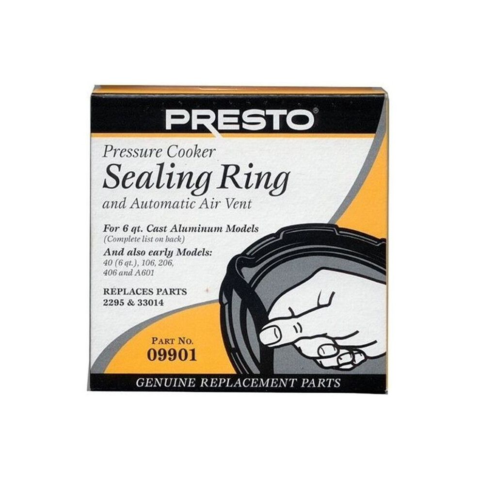 Presto 09901 Sealing Ring for 6 qt. Aluminum Pressure Cooker