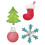 Sizzix "Christmas Tree/Ornament/Snow Flake and Stocking Bigz Die 1