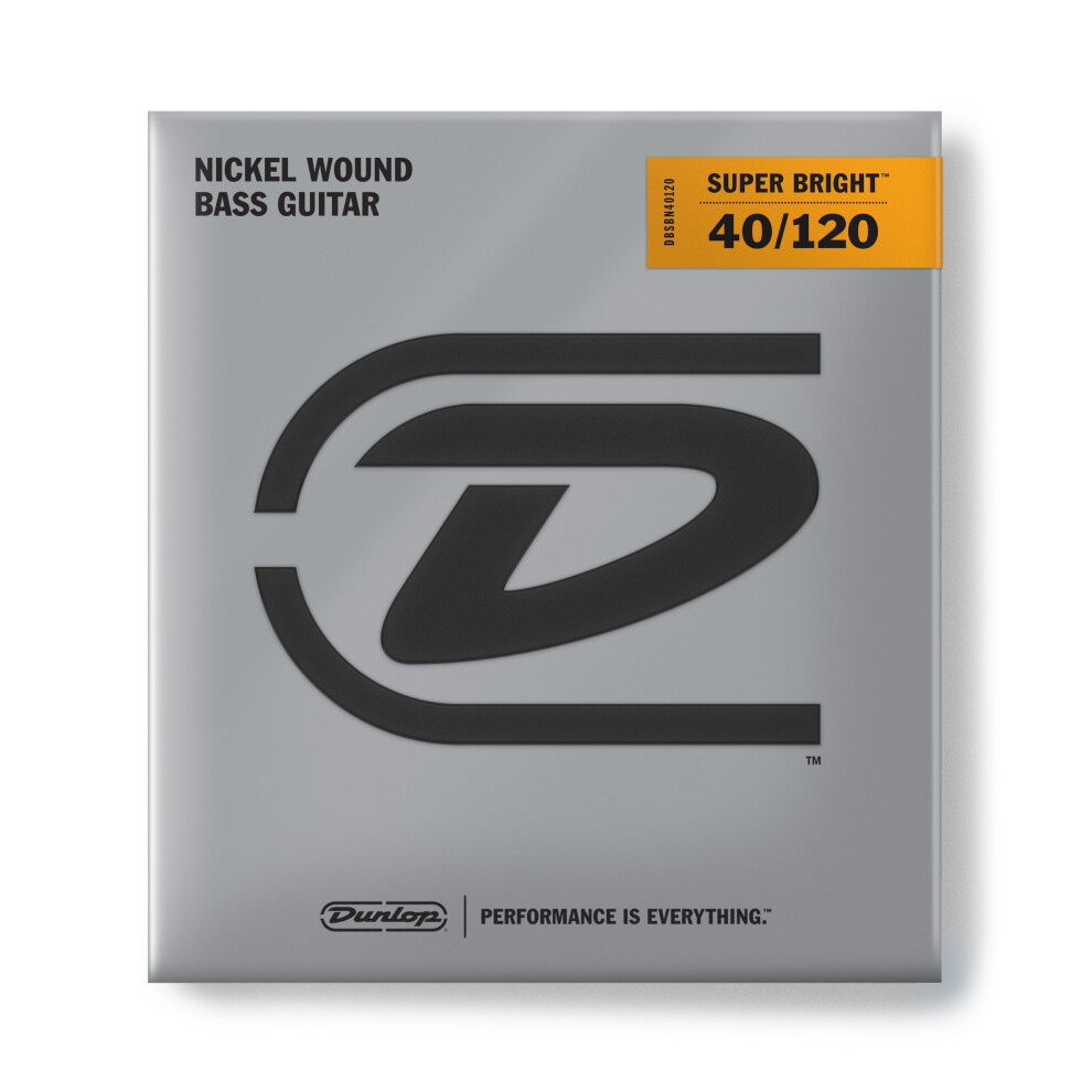 Dunlop Jim Dbsbn40120 Lt-5/St Bass Super Bright Nickel Bass String