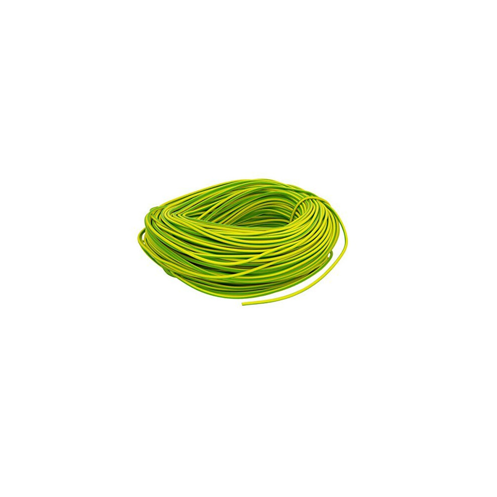 Bulk Hardware Bh01483 Earth Sleeving, 2.0Mm Yellow & Green, 10 Metres (33 Feet) 5013249347398