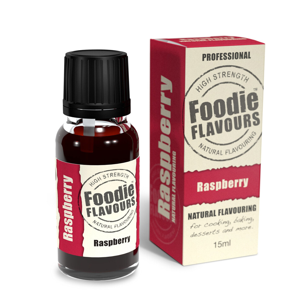 Foodie Flavours Natural Raspberry Flavouring, High Strength - 15ml - Image 5