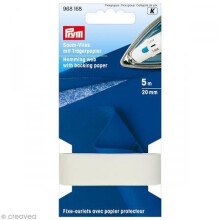 Prym 20 mm 5 m Hemming Web with Backing Paper, White