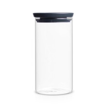 Brabantia Stackable Glass Jar, 1.1 L