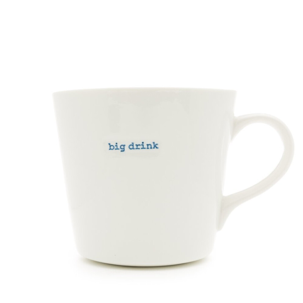 Keith Brymer Jones Word Range Extra-Large Big Drink Bucket Mug, White