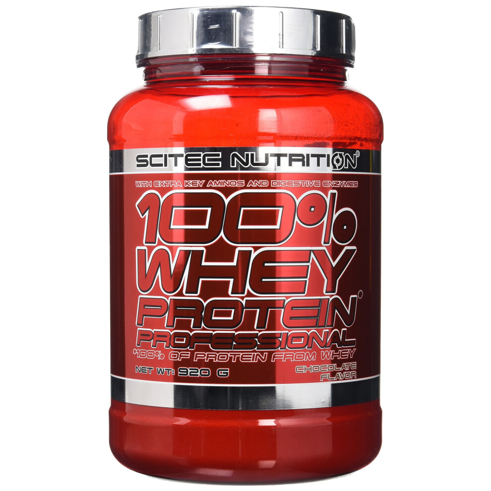 Scitec Nutrition 100% Whey Professional Protein Powder - 920g, Chocolate