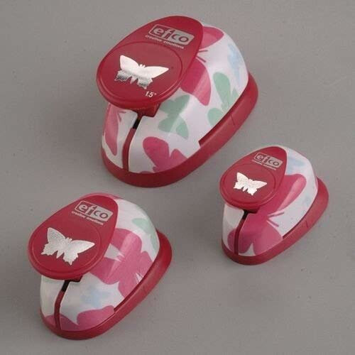 Efco Design Set Butterfly Punch, Pink