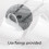 Metaltex My Shelf Mug Holder, Polytherm Coated, Silver, SpiderMug 7