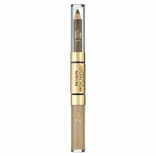 Revlon Eyebrow Gel & Pencil, ColorStay Brow Fantasy 2-in-1 Make-up, Langdurig met Precisietip, 104 Donkerblond, 0.04 Oz