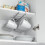 Metaltex My Shelf Mug Holder, Polytherm Coated, Silver, SpiderMug 4