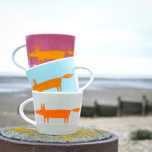 Scion Scion Mr Fox Mug, 0.35L - Orange & Neutral 1