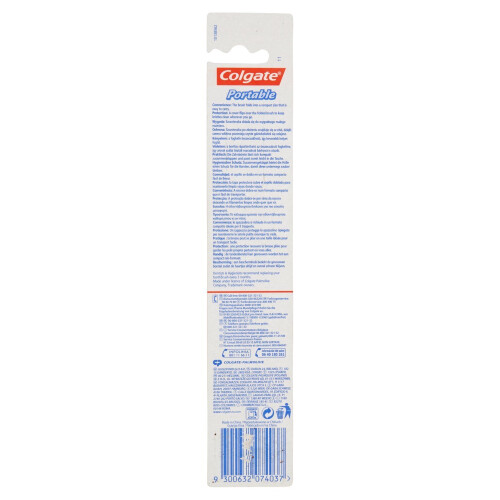 Colgate Colgate Portable Soft Toothbrushes (Pack of 4) Assorted Colours 2