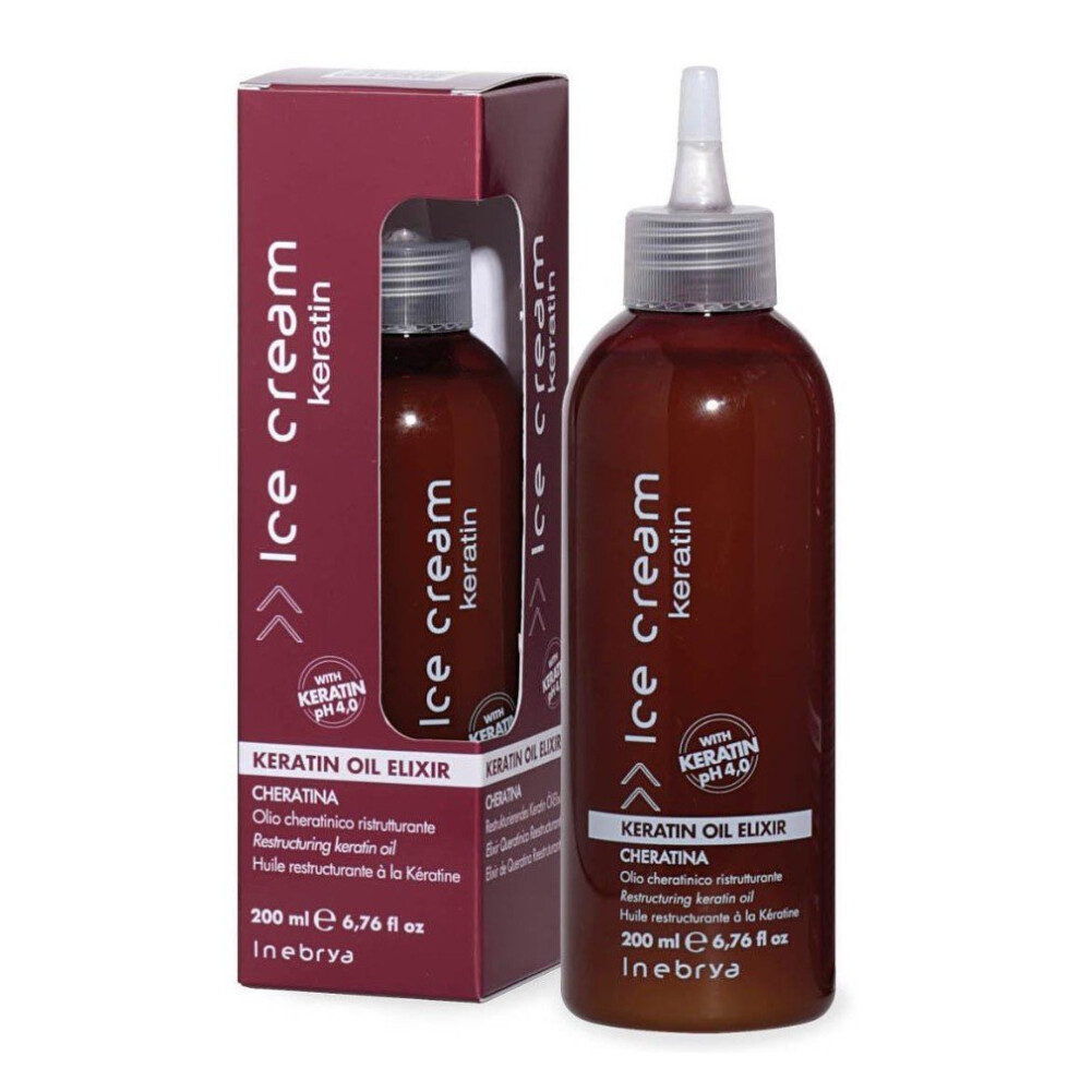 Inebrya Cream Ice Keratin Oil Elixir - 200Ml