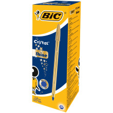 BIC Cristal Celebrate Kugelschreiber, Blau, 20 Stück