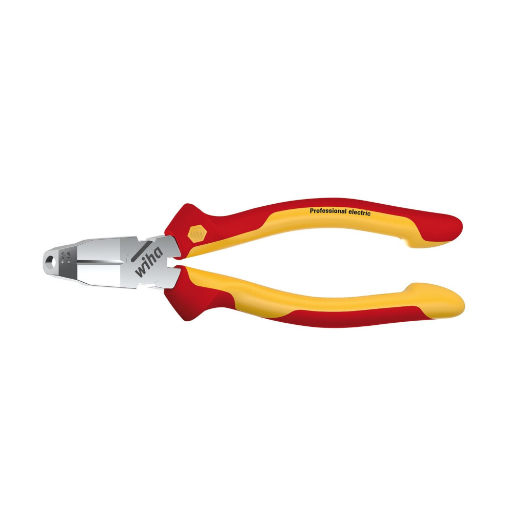 Wiha Z14117006SB"Professional Electric" Installation Plier Tri Cut, Multi-Colour, 170 mm