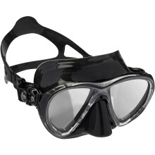 CRESSI DS336950 SCUBA Diving Big Eyes Evolution Mask Black/HD Mirrored Linser Black/Black One Size