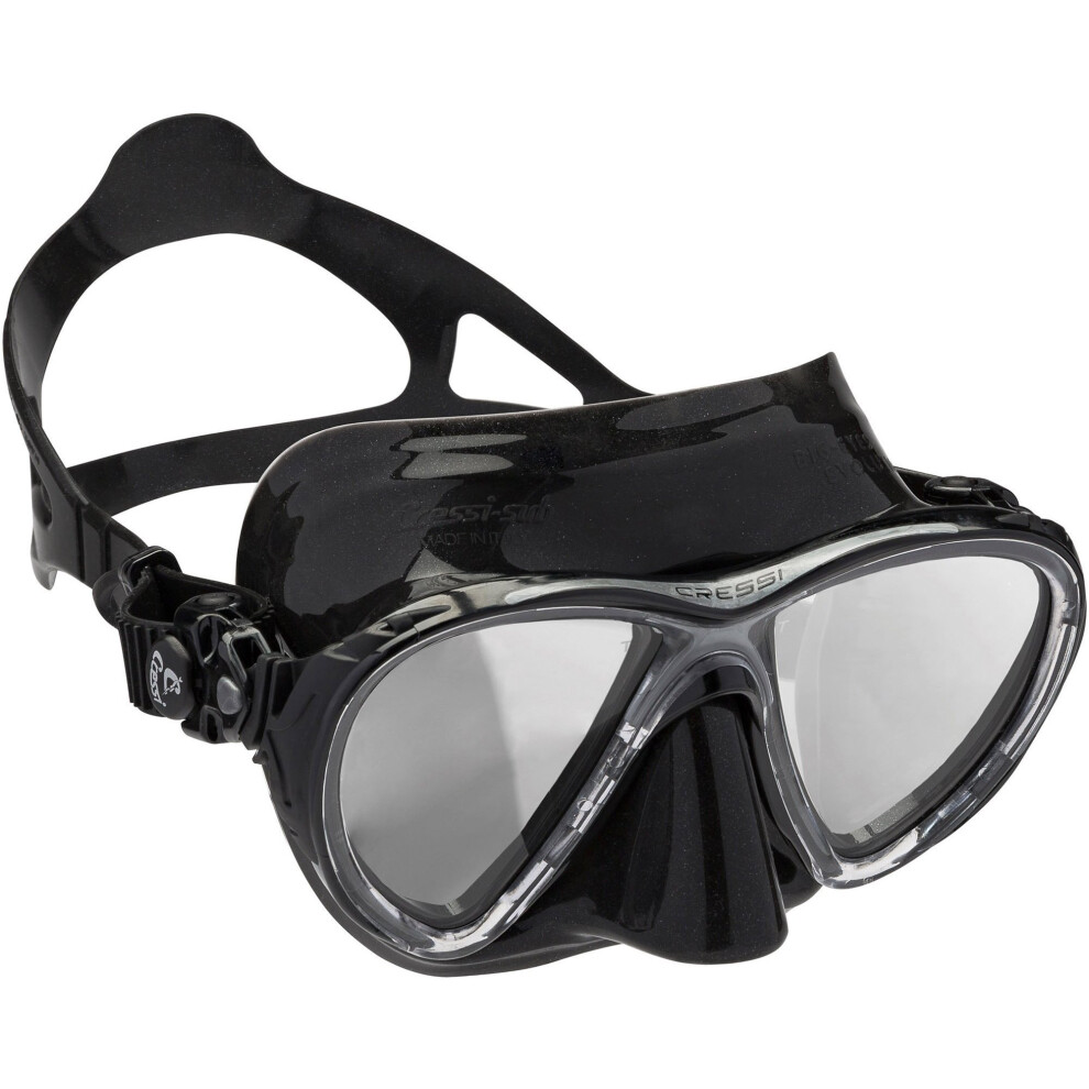 Cressi Big Eyes Evolution Mirrored Lenses Diving Mask - Black