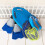 Zoggs Zoggs Adults Pull Buoy Safe Swimming Training Aid, Ergonomic Design - Grey/Blue 5