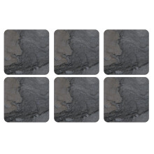 Pimpernel Midnight Slate Coasters - Set of 6