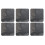 Pimpernel Pimpernel Midnight Slate Coasters - Set of 6 1