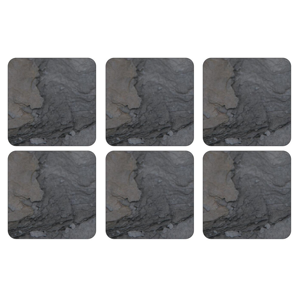 Pimpernel Midnight Slate Coasters - Set of 6