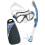 Cressi 1946 Big Eyes Evolution Plus Kappa Ultra Dry Combo Diving Set - Clear/Blue 2