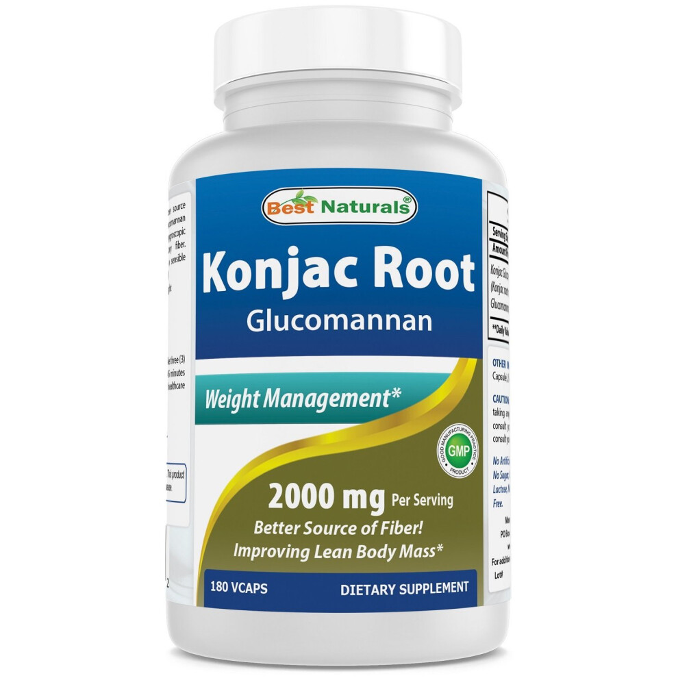 Best-Naturals Best Naturals Konjac Root 2000Mg, 180 Count