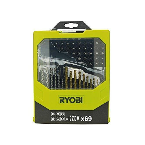 Ryobi 127471 RYOBI Coffret de forets et mèches 69 pièces.