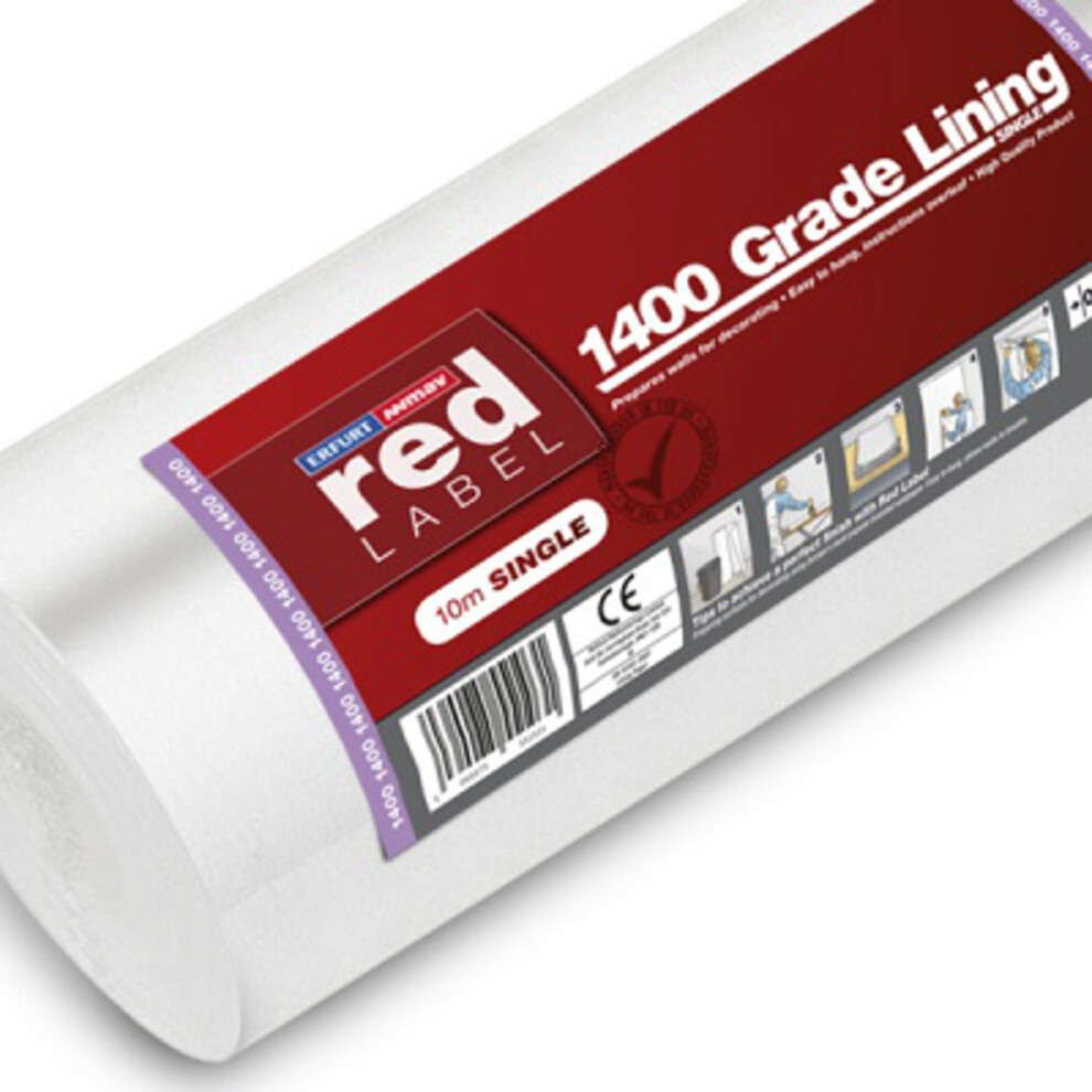 Erfurt Lining Paper 1400 Grade Full Roll