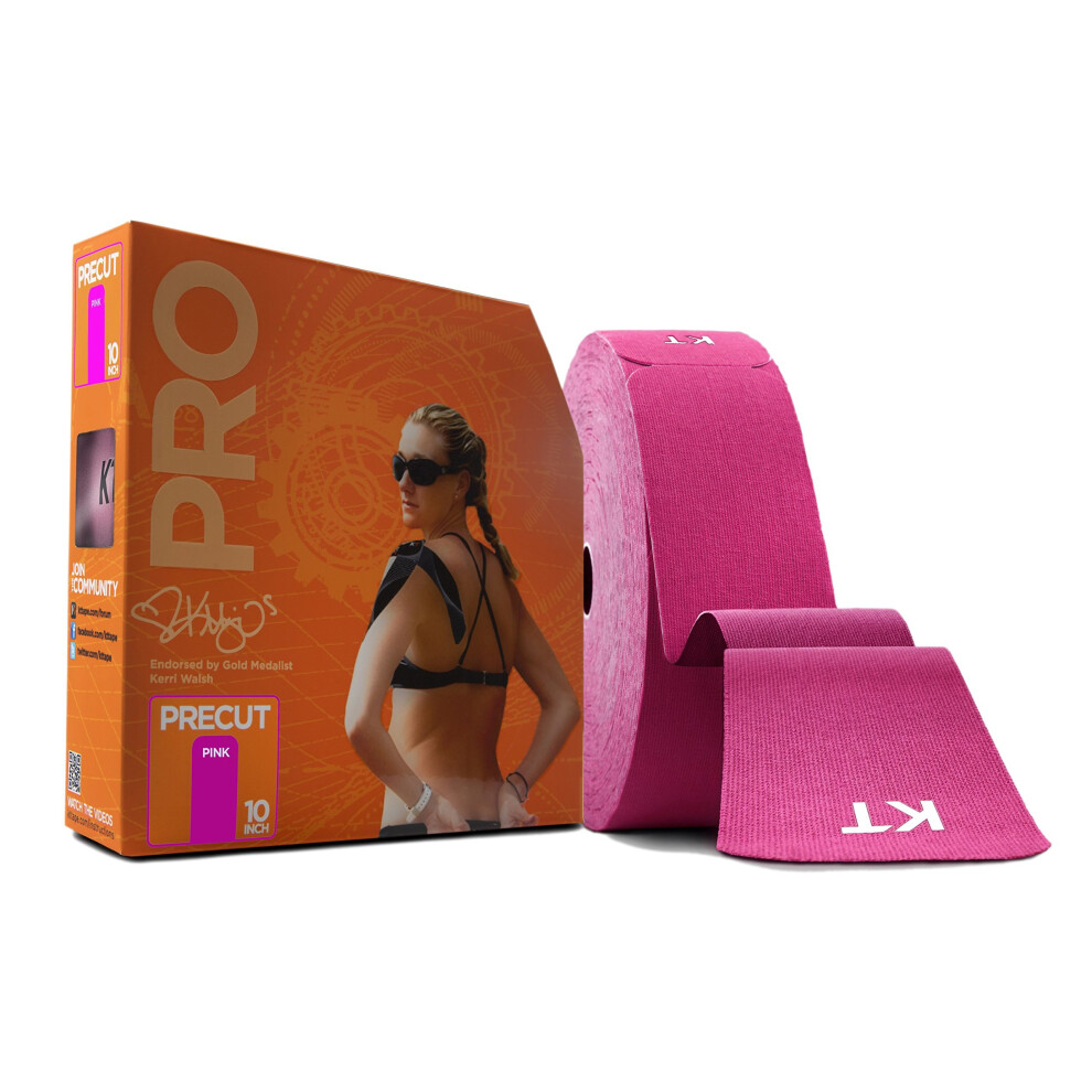 Kt-Tape Kt Tape Pro Jumbo Pre-Cut 150 Strip Synthetic Hero Pink