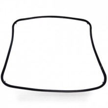 Zanussi Oven Cooker Door Seal with Rounded Corners and Retainer Clips