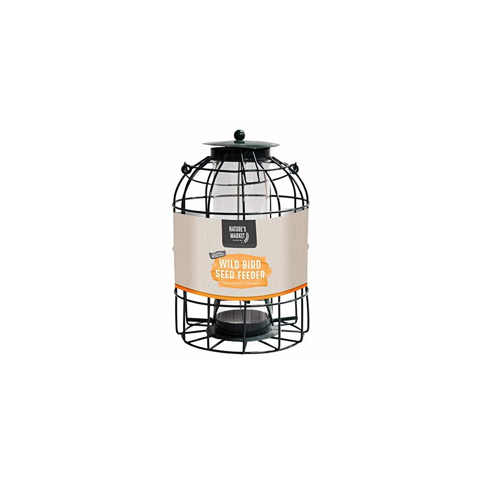 Natures Market  BF008S Seed Feeder with Squirrel Guard