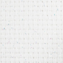 Fat Quarter 14 Count White Snow Glitter Aida Cross Stitch Fabric - 50 x 55cm