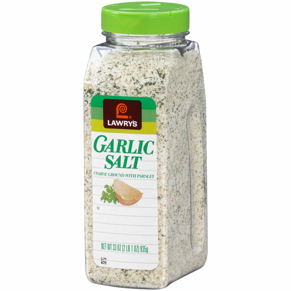 Lawrys Garlic Salt Larger Catering Size 935g Tub