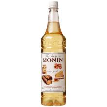 Monin Honeycomb Syrup 1 Litre Bottle - Honeycomb Syrup Flavouring for Cocktails