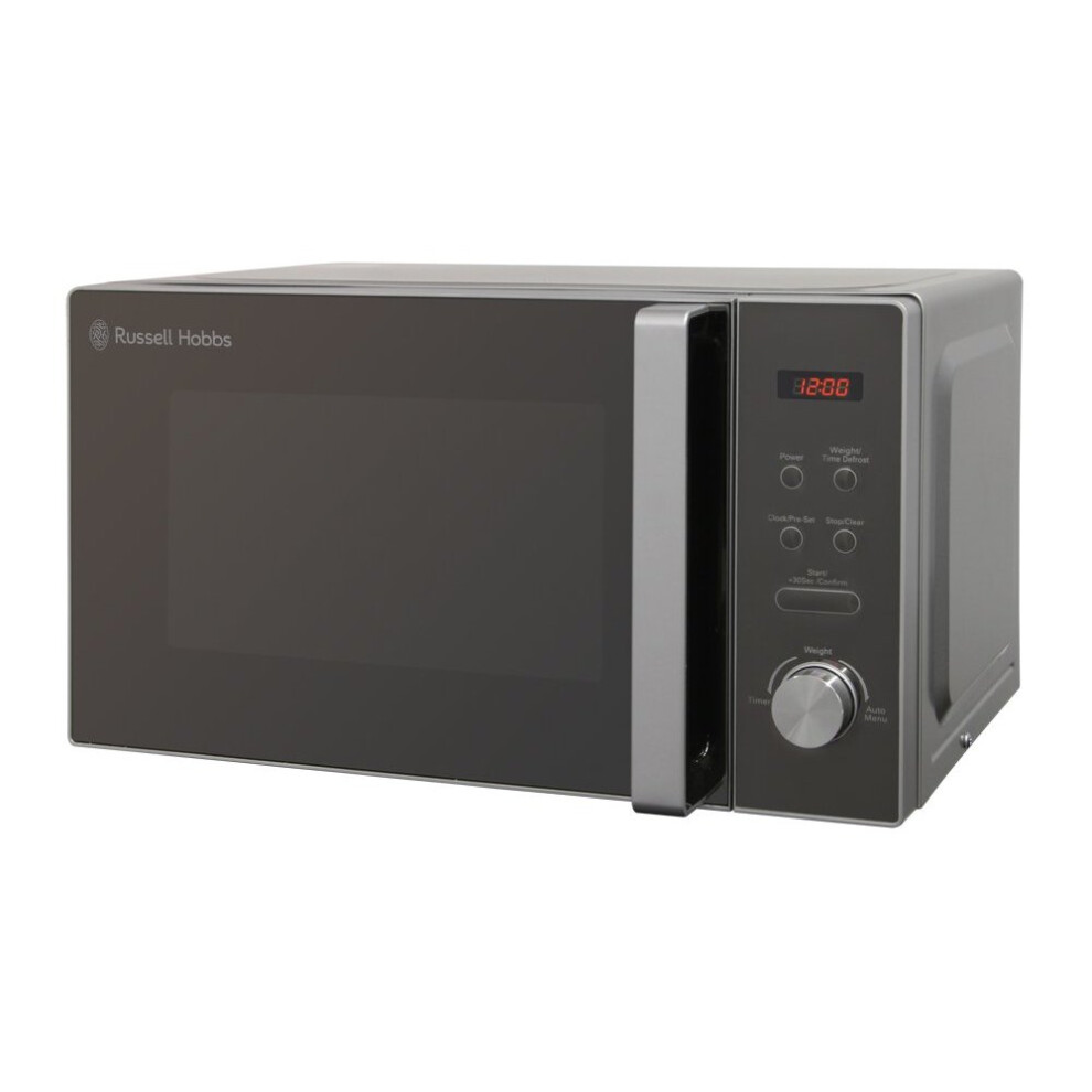 Russell Hobbs RHM2076S Turbo Lite Digital 800w Solo Microwave Silver