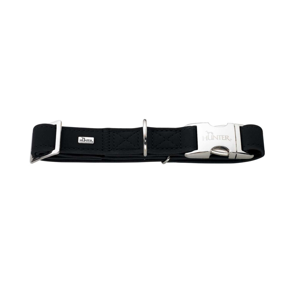 HUNTER Softie Alu-Strong Art-Nubuk Collar, 15/30 x 45 cm, Small, Black