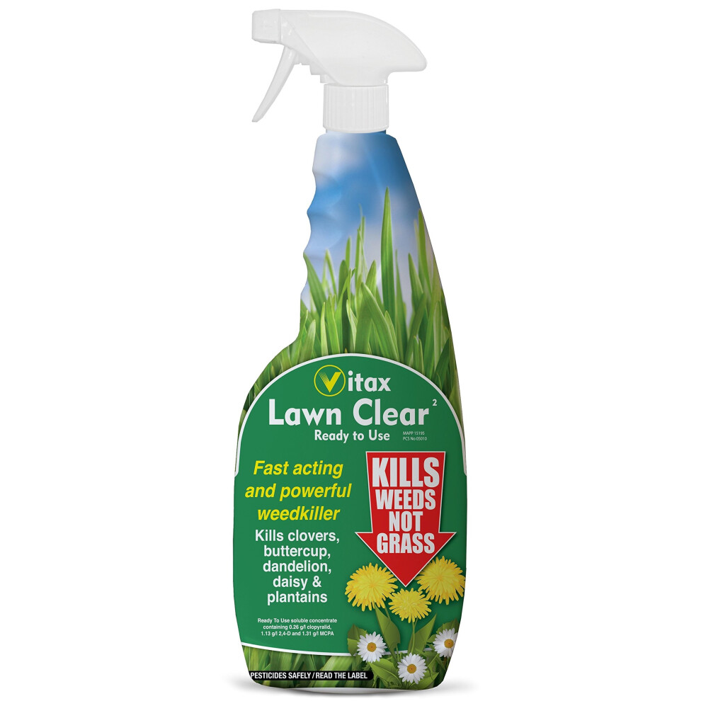 Vitax 750ml Vitax Lawn Clear Lawn Weedkiller Trigger Spray