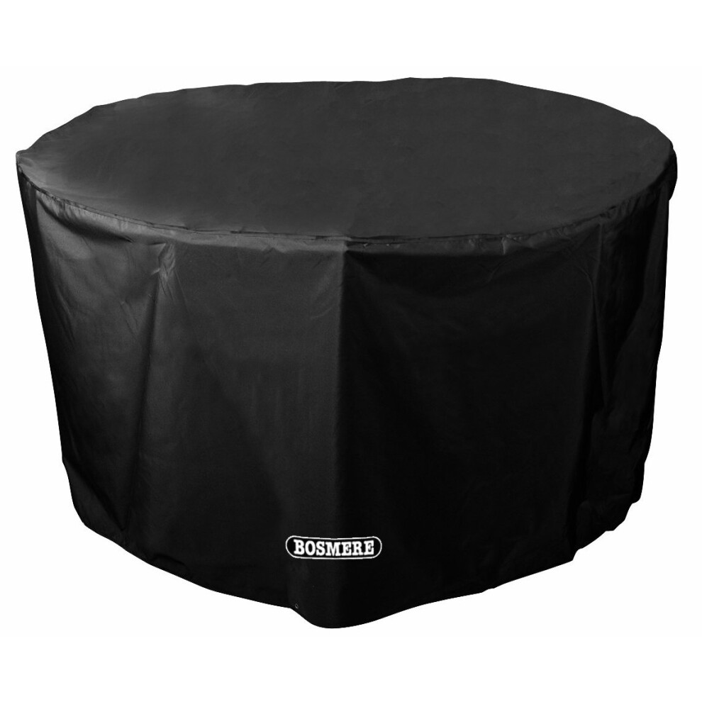 Bosmere D540 STORM BLACK 4 Seat Circular Table Cover-image-OPC-PPG7GD-NEW