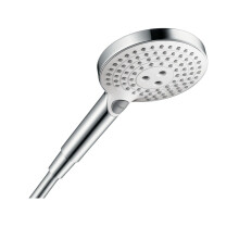 hansgrohe Raindance Select S 125 hand shower, 3 spray modes, white/chrome