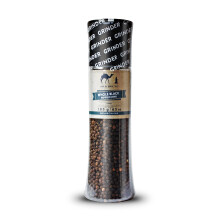 Whole Black Pepper Grinder -185g/6.04oz High Grade Pepper Mill Finest Black Peppercorns