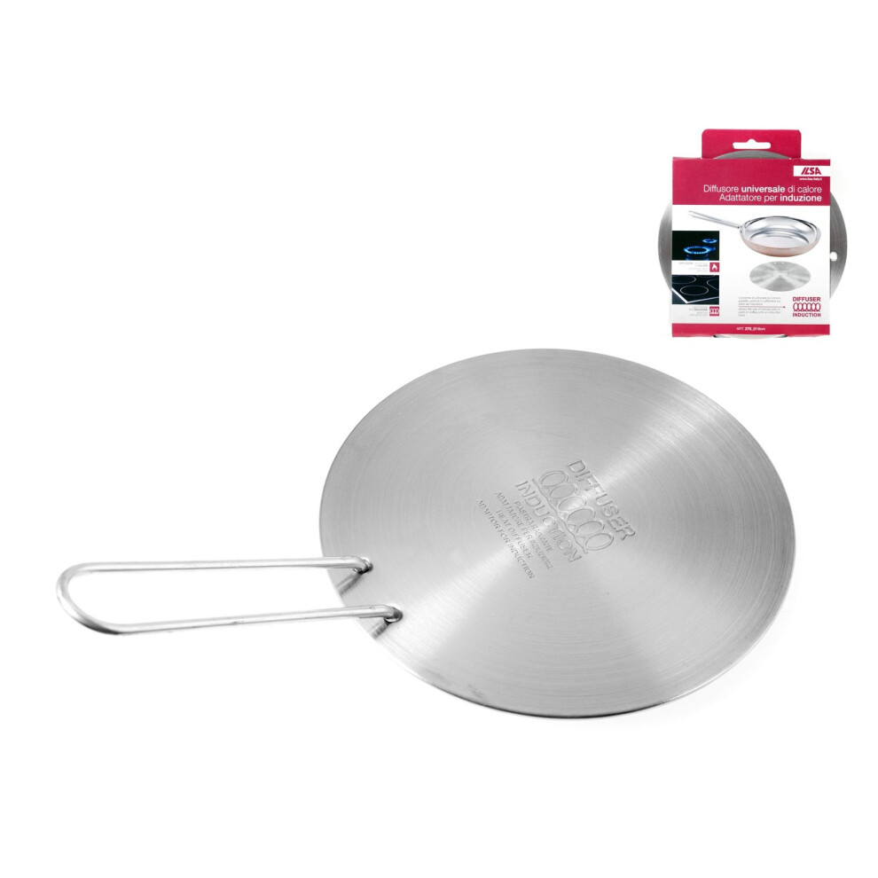 Ilsa Universal Heat Diffuser, Ilsa Induction Adapter, 21 cm, Induction Diffuser 16 cm, Steel