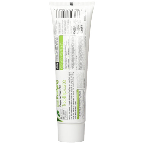 Dentifricio - Dr. Organic - Tea Tea - 100ml - Vegano - Misto 1